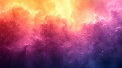 Fototapeta premium Light Purple and Yellow Pastel Color Gradient Background with Grainy Noise Texture for Large Banner Design - Generative AI