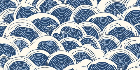 Japanese wave pattern