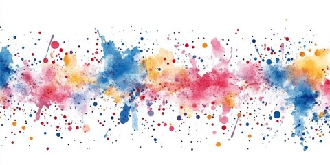 Abstract watercolor splashes