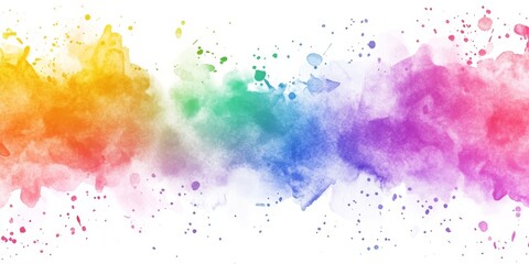 Abstract watercolor splashes