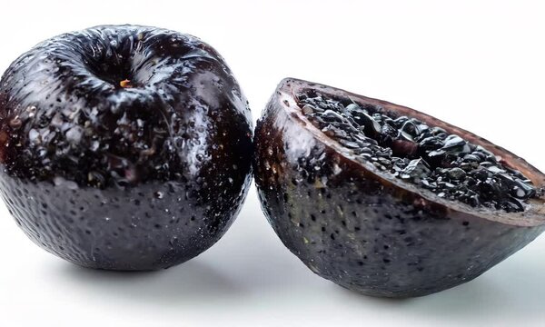 Discovering the rich flavors of ripe black sapote harvested in the tropics