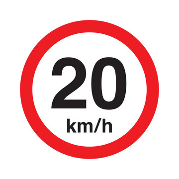Speed limit 20 kmh