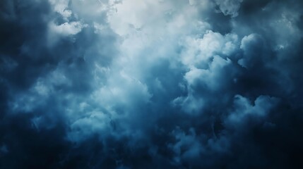 Dramatic stormy sky with dark clouds

