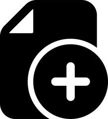 Obraz premium UI new project Vector Icon Illustration. Glyph Style