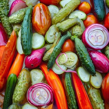 vegetables on the market