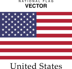 The vector version of the United States national flag