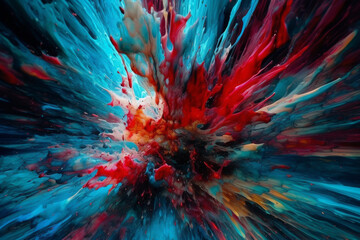 Fototapeta premium abstract background with splashes. generative AI. 
