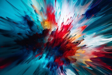 abstract background with splashes. generative AI.	
