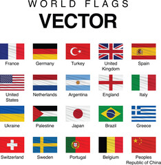 World Flags Vector
