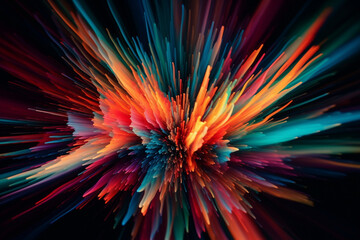 abstract background with splashes. generative AI.	
