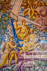 Azulejos im Palácio Nacional de Queluz (Portugal)