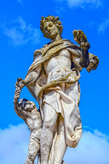 Obraz premium Parkanlage von Palácio Nacional de Queluz (Portugal)