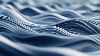 Abstract blue and white waves background with wavy lines and middle waves for business or art concept.