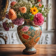 Antique Vintage Vase - Perfect for Rustic Decor, Cottagecore Interiors, and Timeless Design Aesthetics