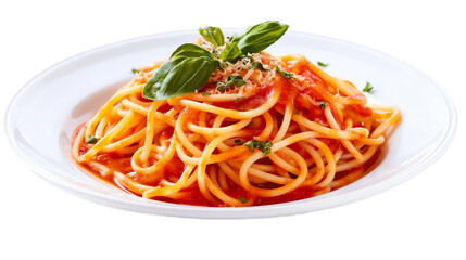 spaghetti with tomato sauce