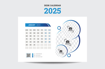 Doctor calendar design template, 2025 Desk Calendar Template Design
