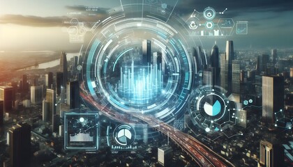 Digital wallet icon surrounded by a network of interconnected devices, illustrating the seamless integration across platforms, Wallet icon network devices, Connected finance,generative Ai