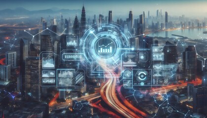 Digital wallet icon surrounded by a network of interconnected devices, illustrating the seamless integration across platforms, Wallet icon network devices, Connected finance,generative Ai