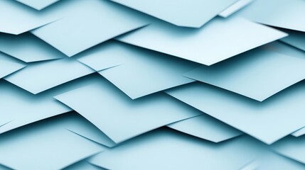 Obraz premium seamless pattern, A visually striking arrangement of layered blue papers, creating a textured and modern background perfect for various design projects.