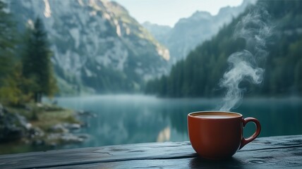 morning in the mountains