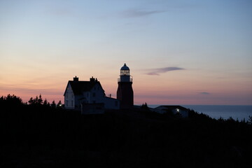 Long Point Lighthouse at Crow Head North Twillingate Island Newfoundland Canada