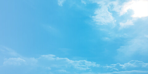 sun and clouds close large gold light reflex graphic white clouds suitable for writing background hot blue summer winter love pattern  beautiful, clear, atmosphere, skies, sunny, beauty, cumulus,