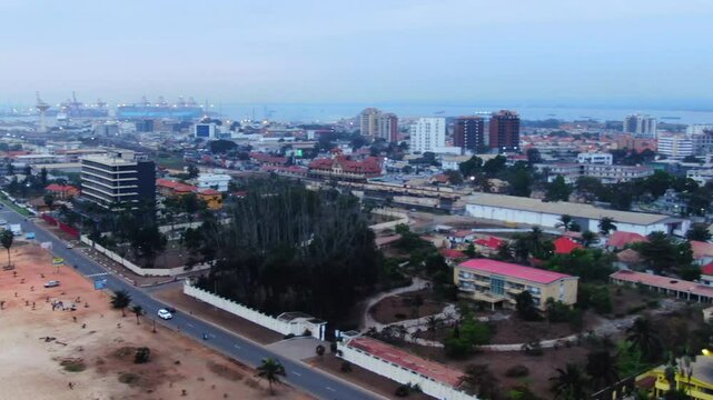 Pointe noire, a port city in central Africa