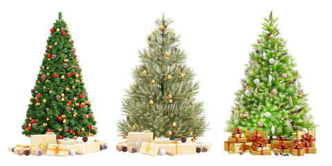 christmas tree with gifts