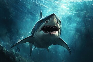 Dangerous Shark Wallpaper For Desktop , ai
