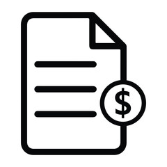 Portfolio, file, document icon