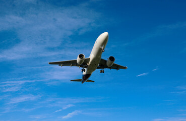 airplane in the sky