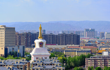 Pagoda Temple in Hohhot China