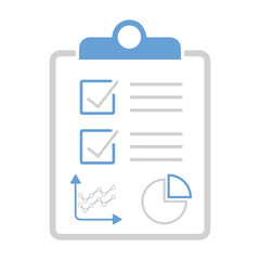 Report, graph, forecasting icon