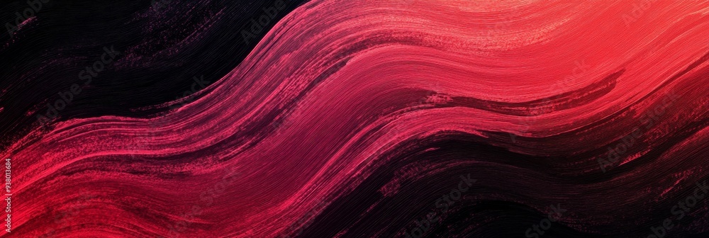 Aufkleber abstract red and black swirling background - a vibrant and dynamic abstract background featuring swi