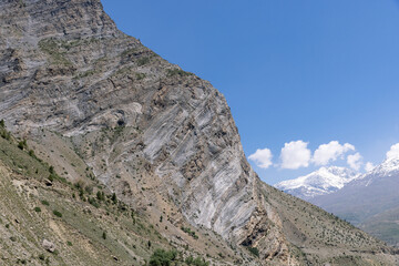 sparkle sky above a mountain top