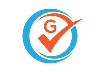 Check mark with latter G