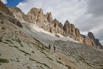 Panorama alpino montagne Dolomiti, Alta Badia