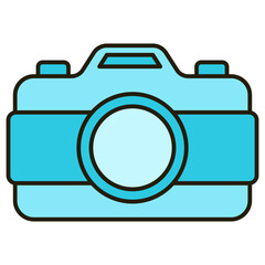 photo camera icon illustration