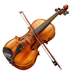 Violin, cut out background, ready to use