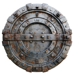 Naklejka premium Large safe, background cut, ready to use