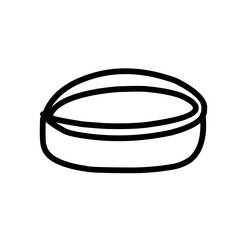 camping and hiking elements doodle