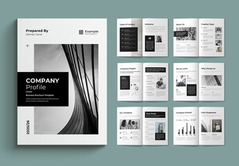 Company Profile Business Brochure Layout