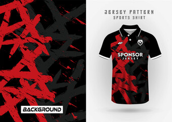 T-shirt sport, background, team jersey, wallpaper, racing, backdrop, cycling, football, game, running, pattern.	