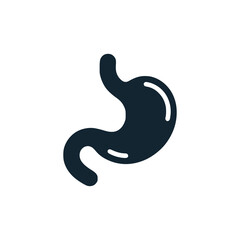 stomach vital organ logo vector illustration template design