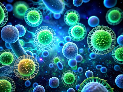 Glowing Microorganisms
