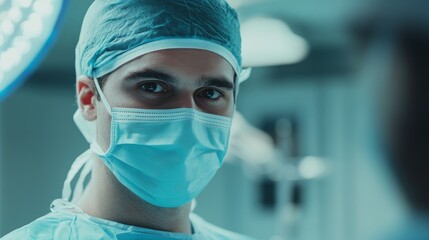 surgeon in the operating room