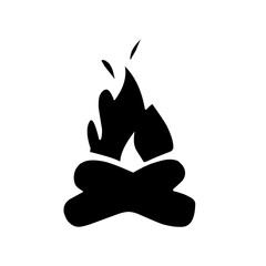 Hiking icon illustration