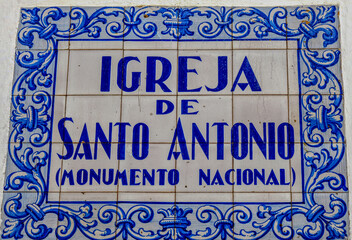 Fototapeta premium Igreja de Santo António in Lagos, Algarve (Portugal)