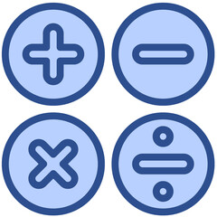 Math icon set