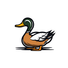 Obraz premium bird vector graphic, eagle, hawk, duck, seagull, owl, crow, raven, birdie, sparrow, black and white, colourful graphic